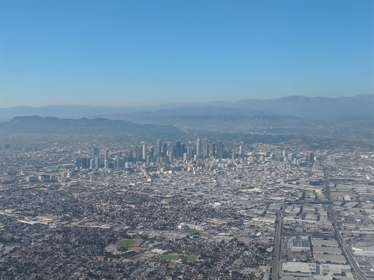 Los Angeles, California downtown skyline